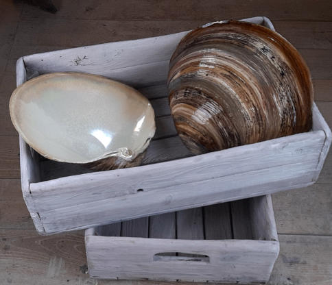 Keramik Islandmuschelschale Bildhauer Bjrn Poppinga